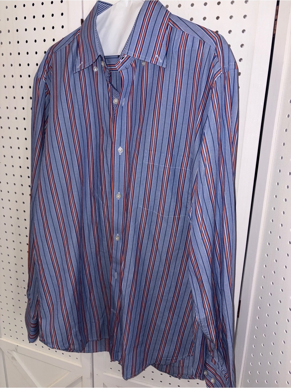 TailorByrd Men's Stripe Casual Button Down Shirt